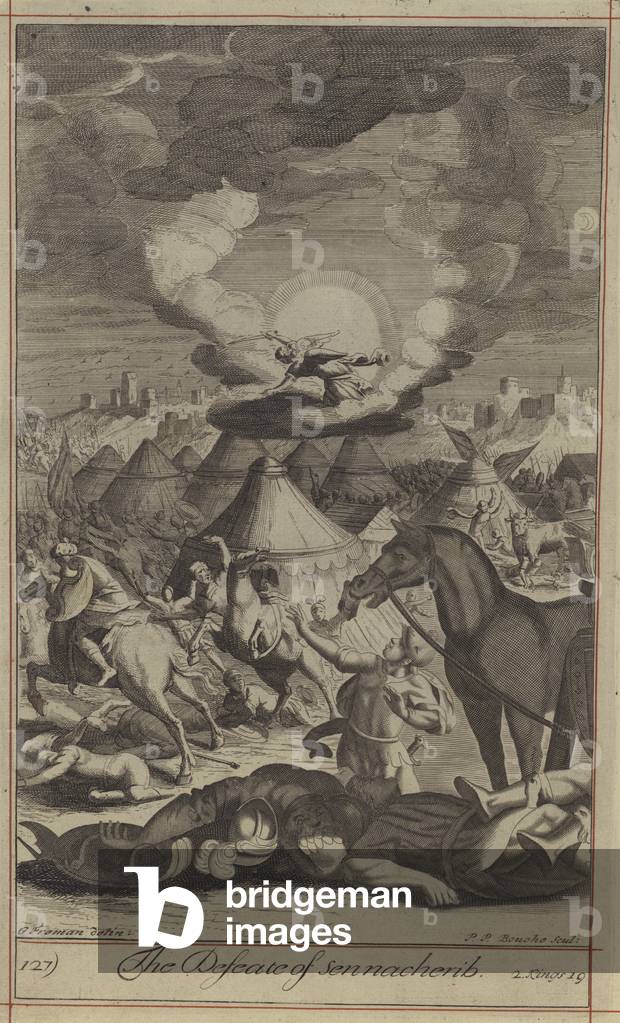 The Defeate of Sennacherib (engraving)