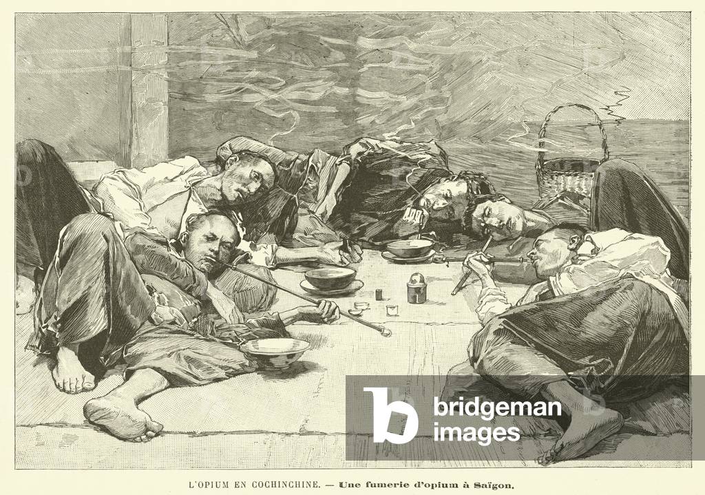 L'Opium En Cochinchine (engraving)