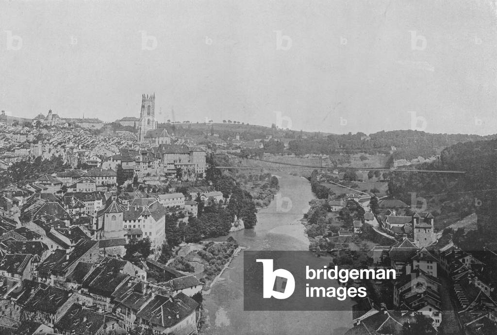 Fribourg (b/w photo)