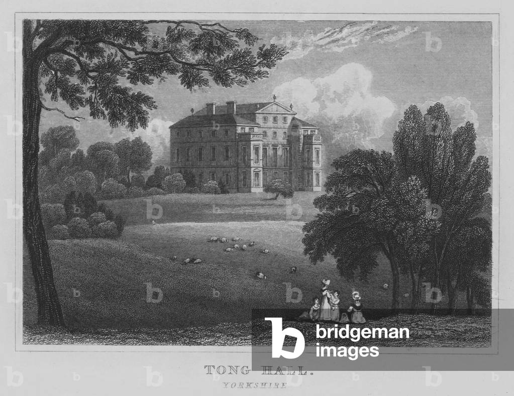 Tong Hall, Yorkshire (engraving)