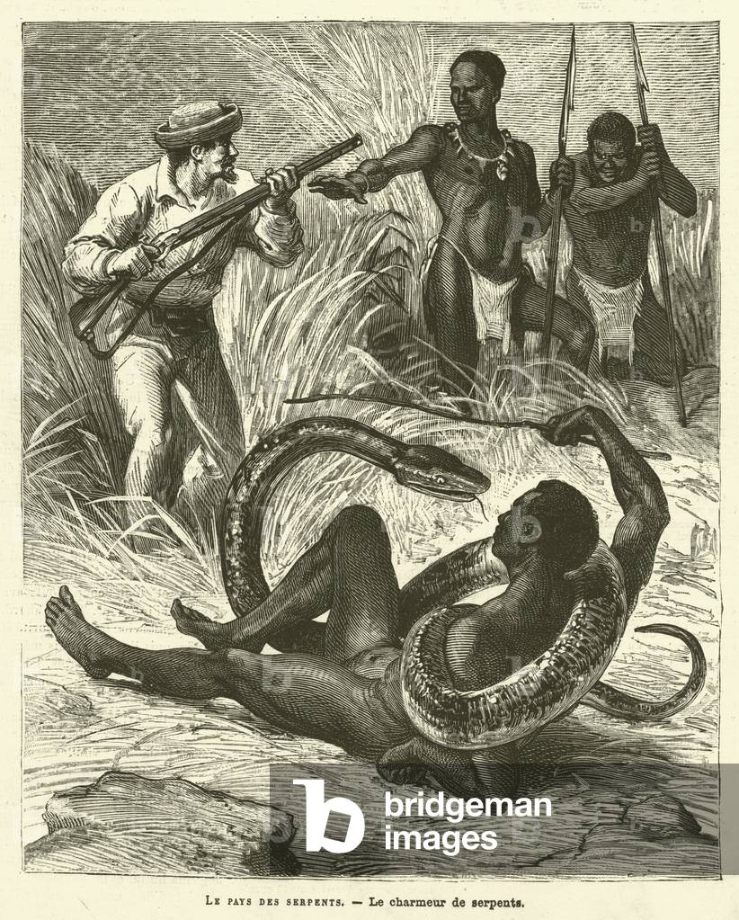 Le Pays Des Serpents (engraving)