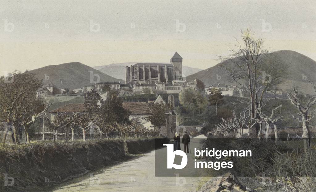 Saint-Bertrand-de-Comminges, Vue generale (colour photo)