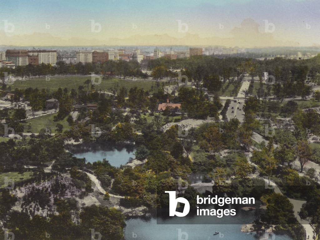New York: Central Park, from 59th Street toward Central Park West (photo)