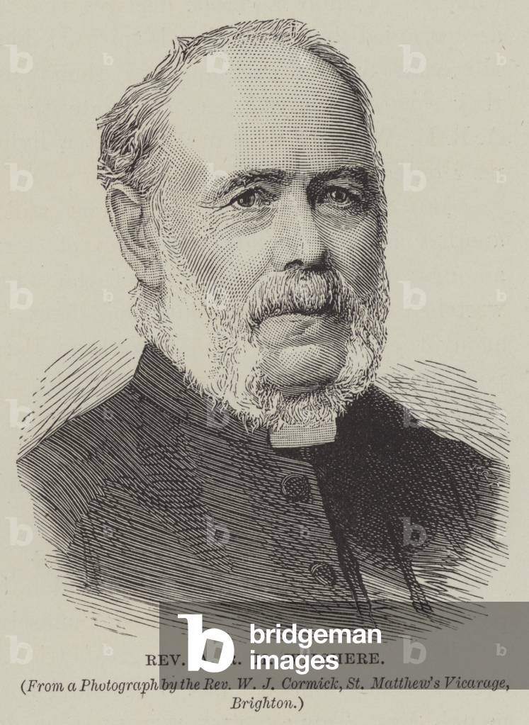 Reverend A R M Wilshere (engraving)