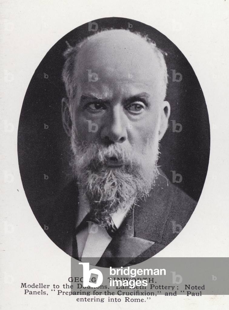 Prominent Men of London: George Tinworth (b/w photo)