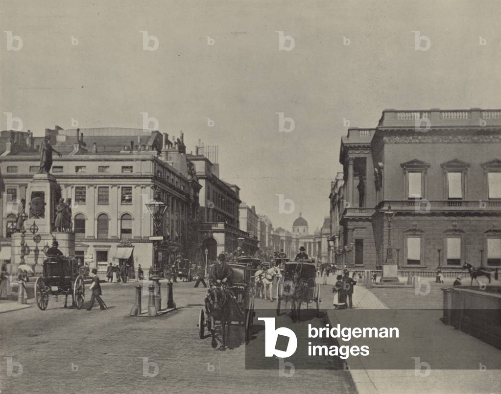 Waterloo Place (b/w photo)