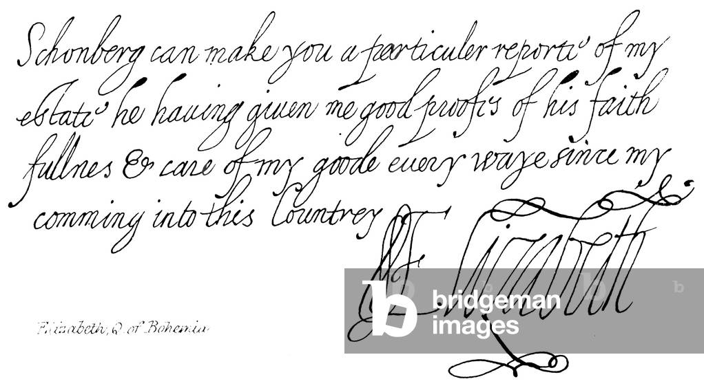 Elizabeth, Q of Bohemia (engraving)