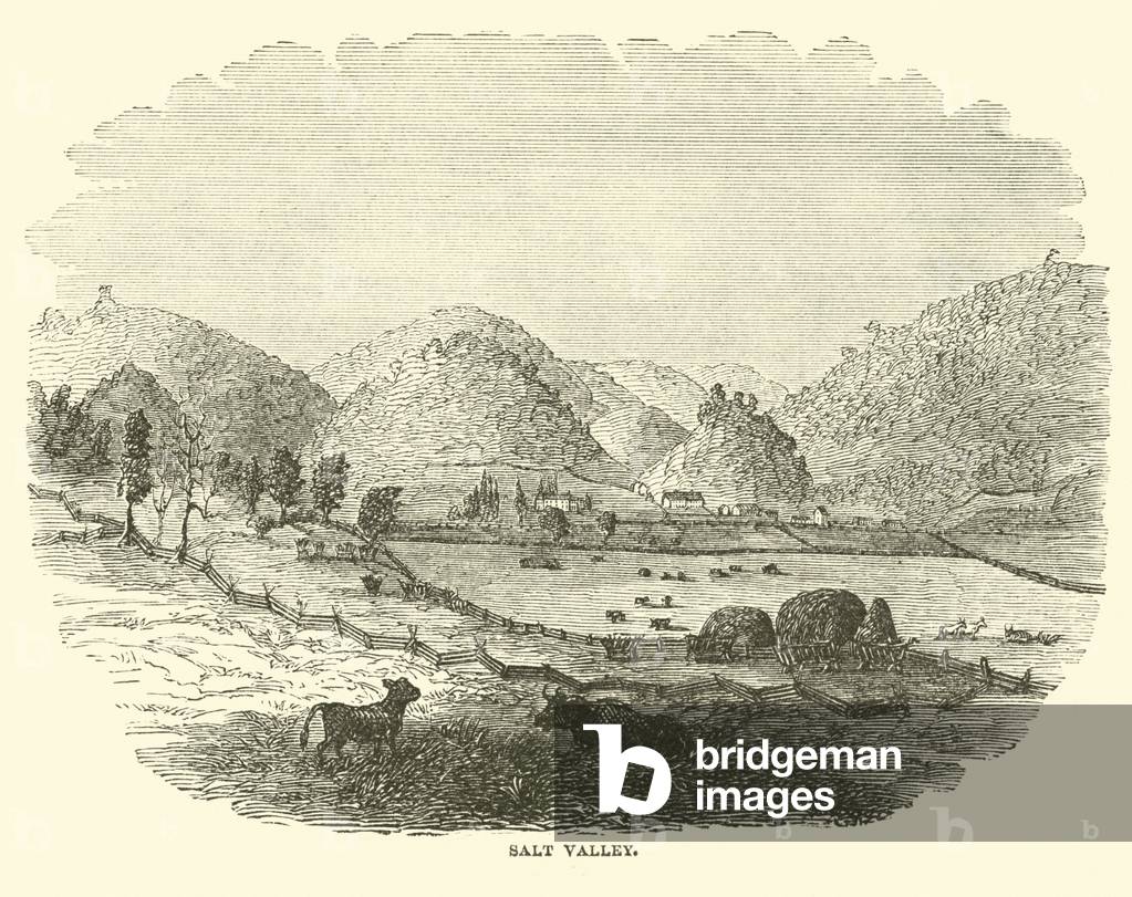 Salt Valley, December 1864 (engraving)