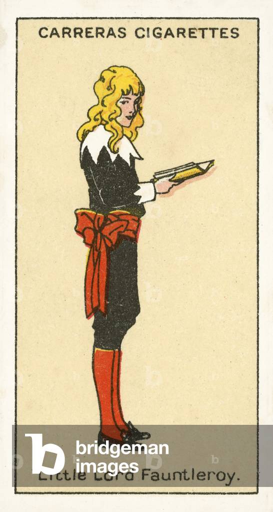 Little Lord Fauntleroy, Little Lord Fauntleroy by Frances Hodgson Burnett (colour litho)