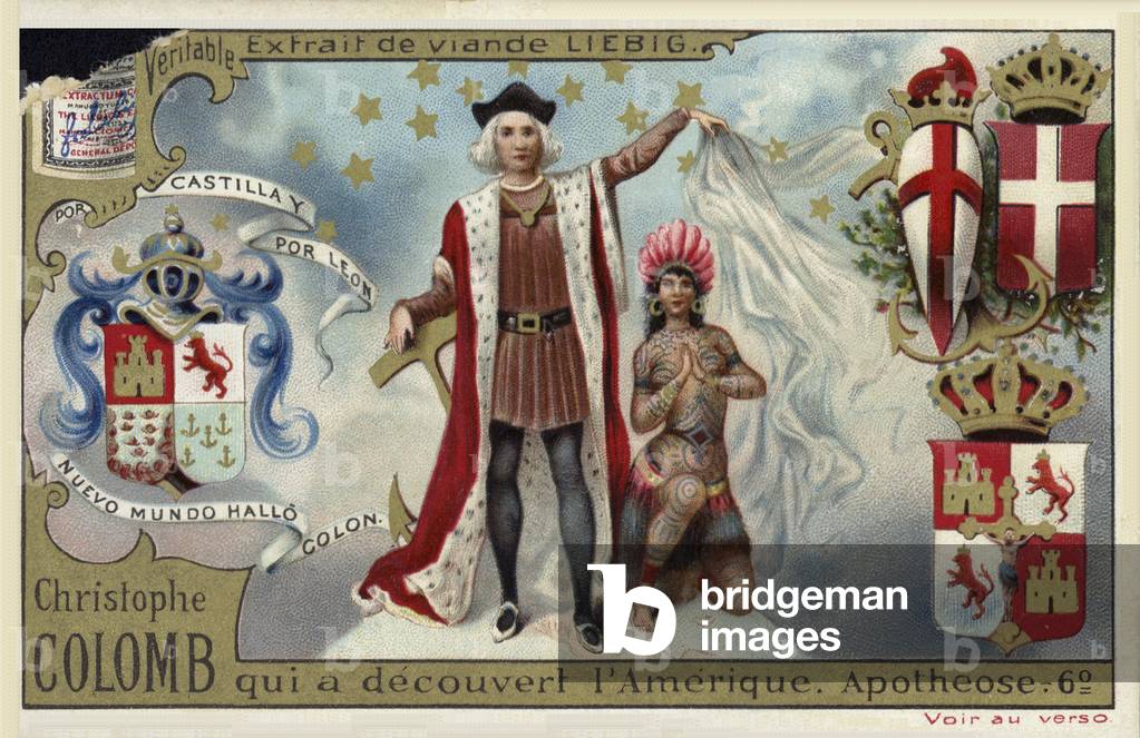 Christopher Columbus, discoverer of America (chromolitho)