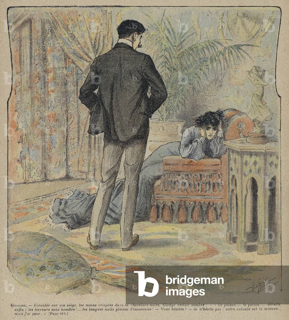 Gogosse by Max Villemer (colour litho)