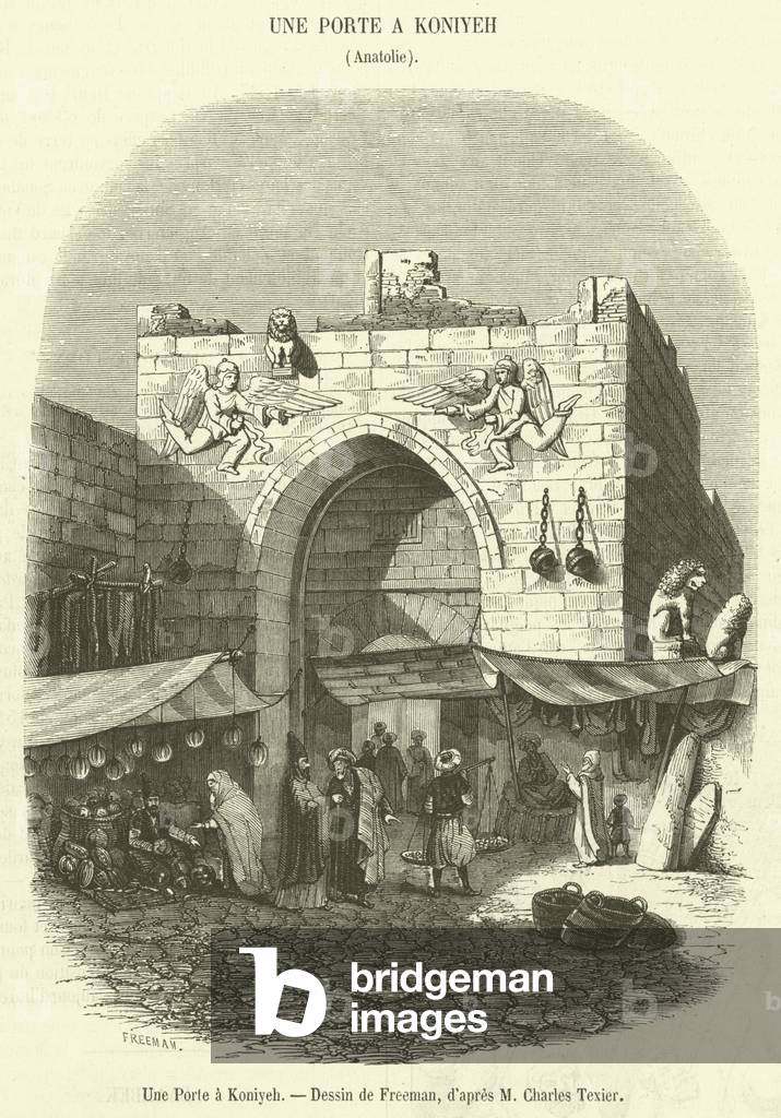 Une Porte a Koniyeh (engraving)