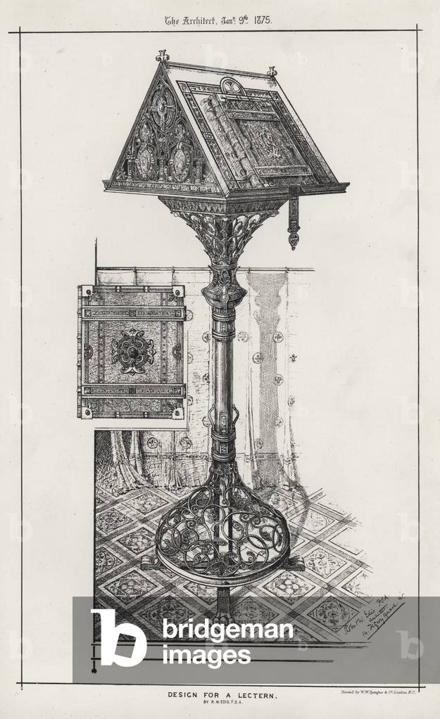 Design for a Lectern (engraving)
