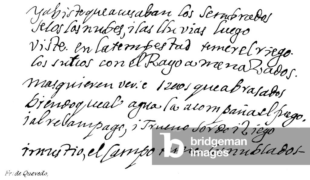Fr: de Quevedo (engraving)