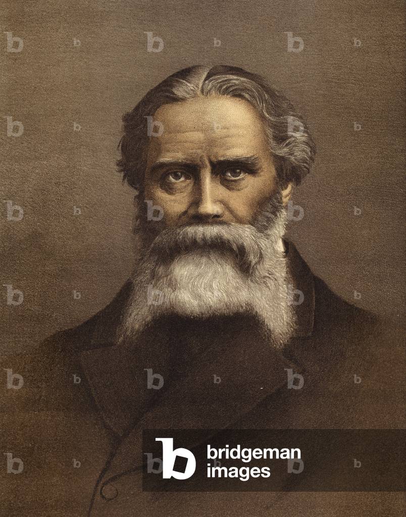 The late Hon James Russell Lowell (colour litho)
