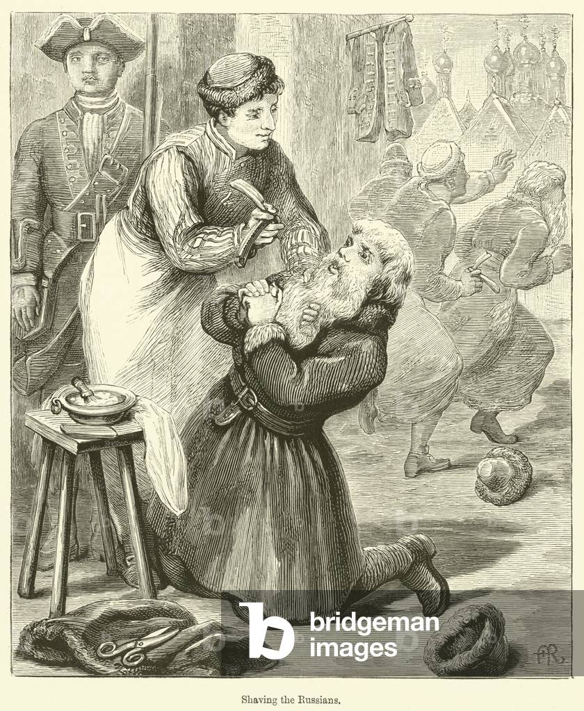 Shaving the Russians (engraving)