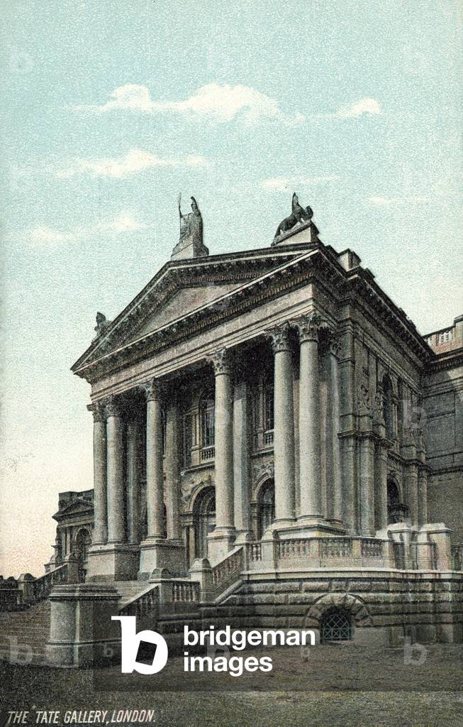 The Tate Gallery, Millbank, London (colour photo)