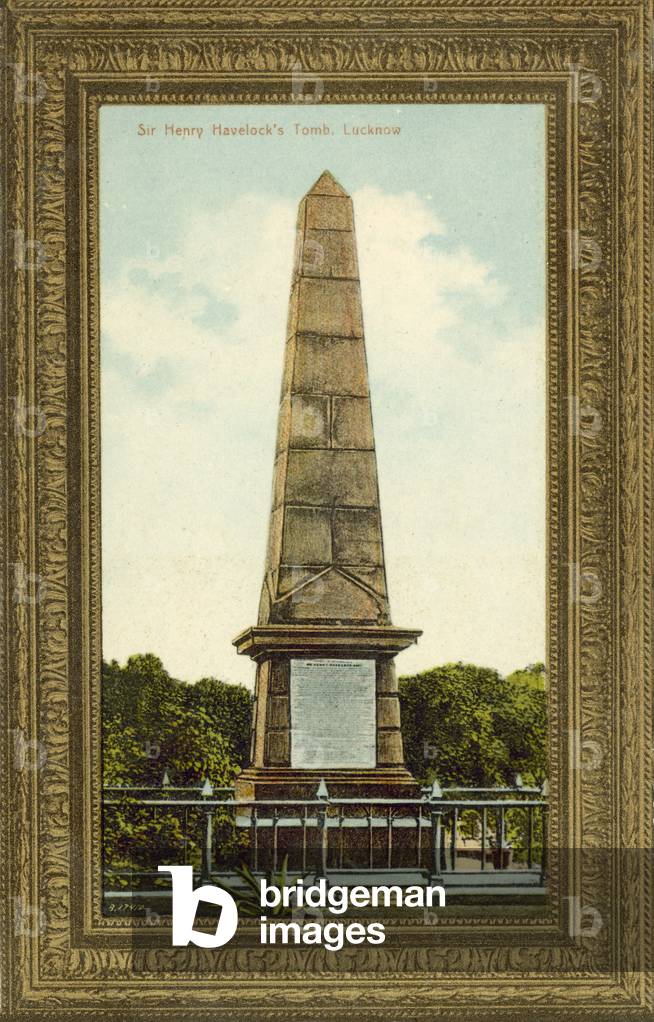 Sir Henry Havelock's Tomb, Lucknow, India (colour photo)