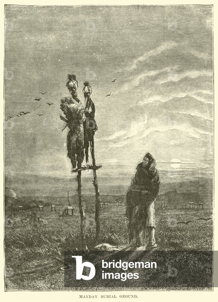 Mandan Burial Ground (engraving)