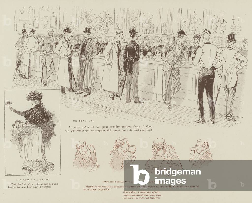 Illustration for La Vie De Londres by Mars (litho)