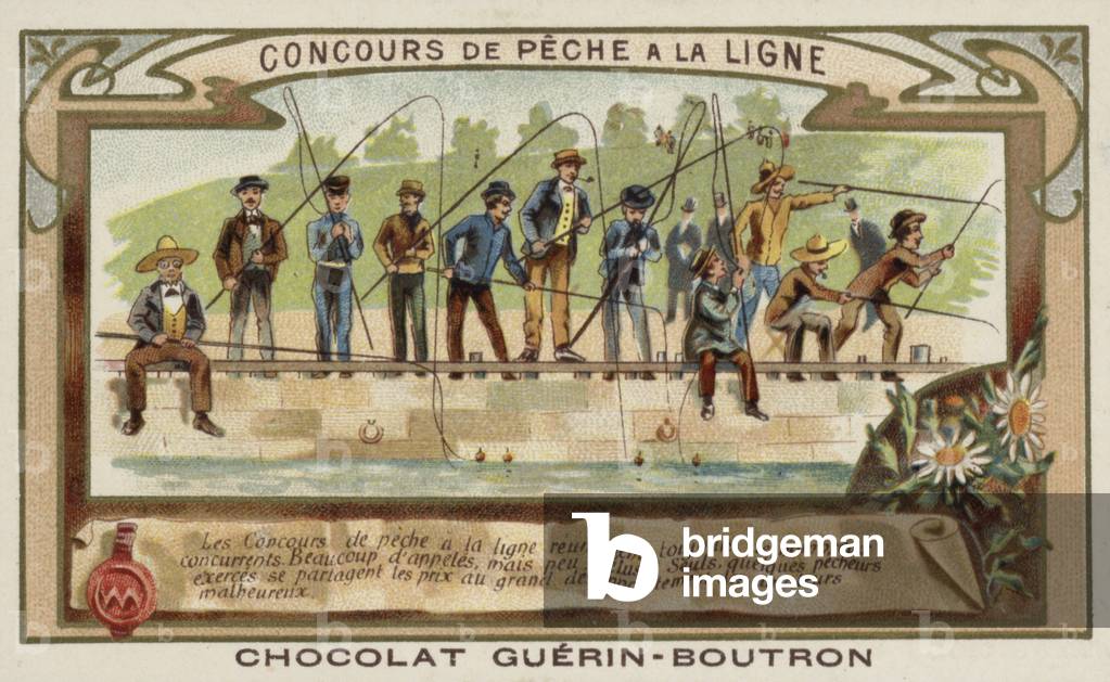 Angling competition (chromolitho)