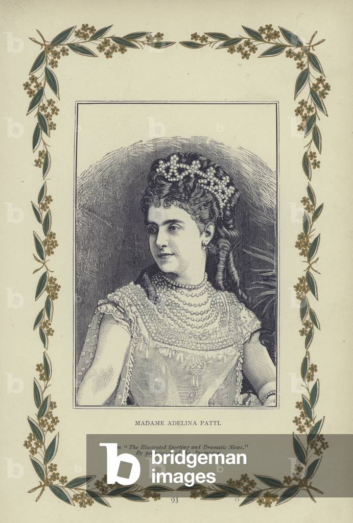 Madame Adelina Patti (engraving)
