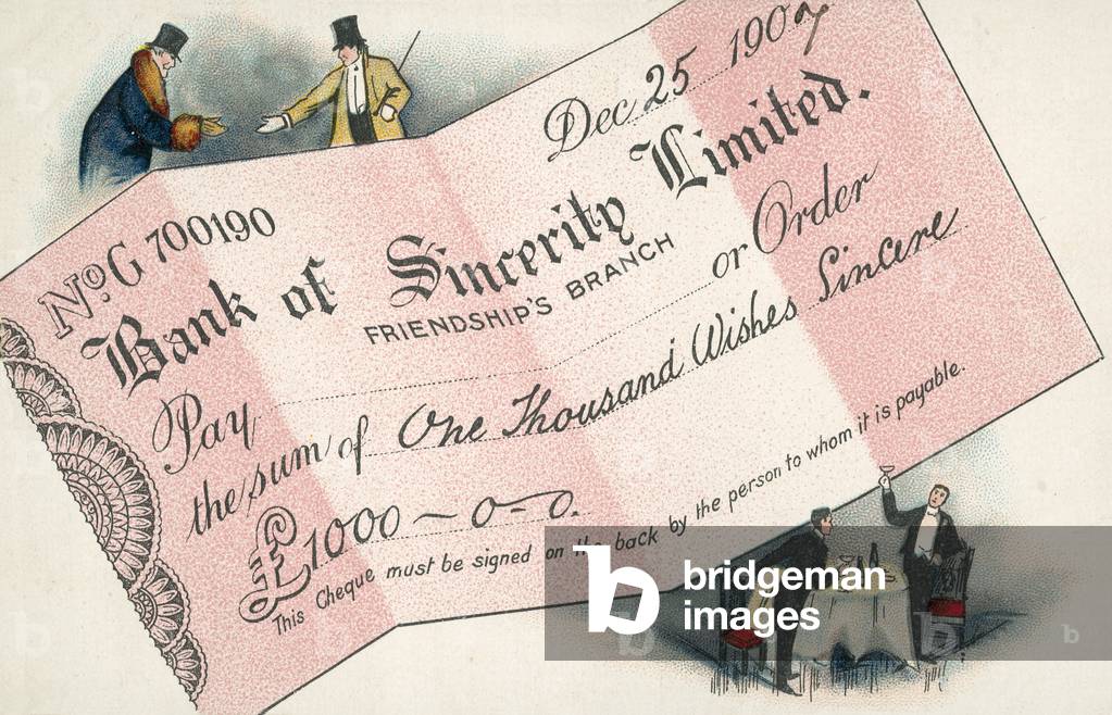 Bank Of Sincerity Limited, Friendship Branch (colour litho)