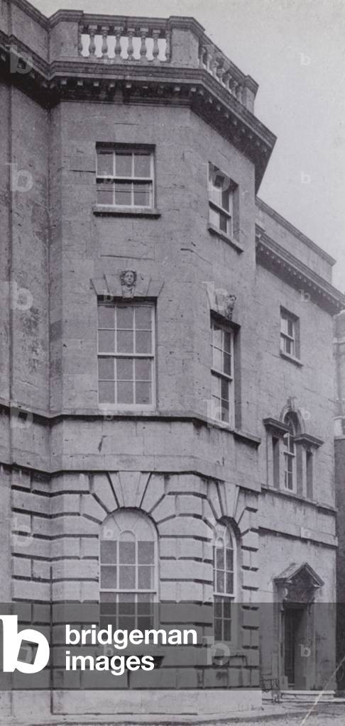 Royal Fort House, Bay to Garden Front (b/w photo)