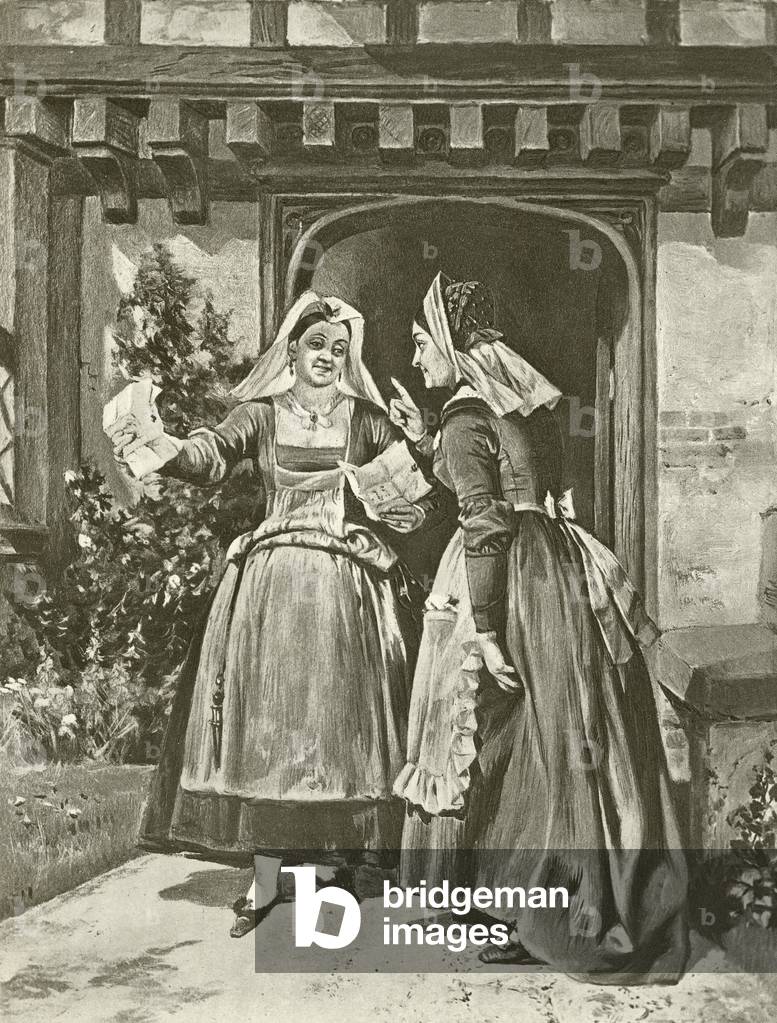The Merry Wives of Windsor. Act II, Scene I (gravure)