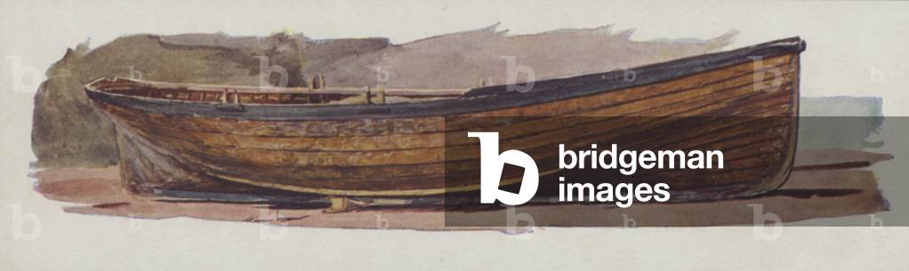 A Deal Galley (colour litho)
