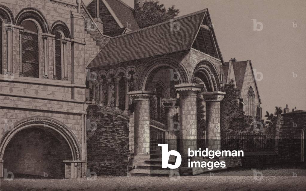 Canterbury: The Norman Staircase (litho)
