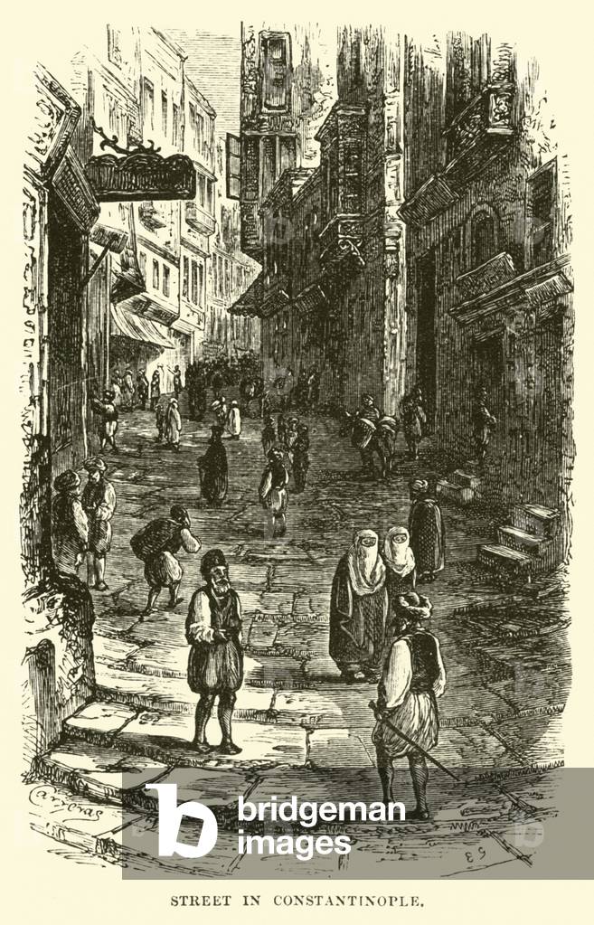Street in Constantinople (engraving)