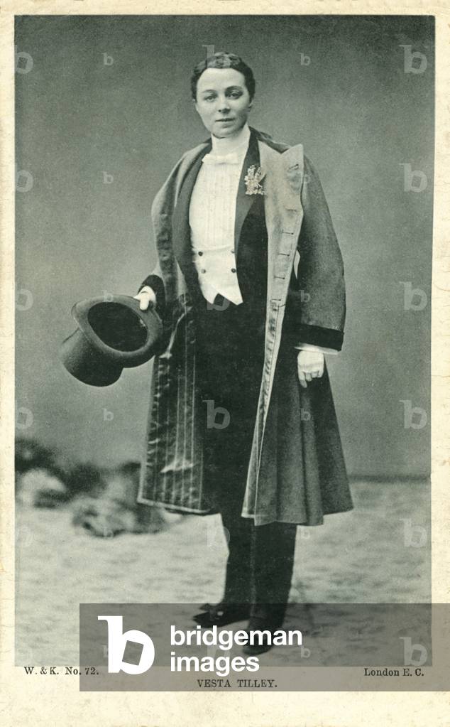 Vesta Tilley (b/w photo)