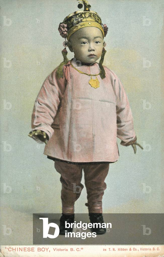 Chinese Boy (coloured photo)