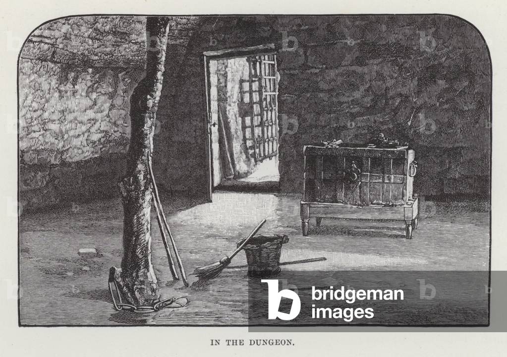 Cawdor Castle, In the Dungeon (litho)