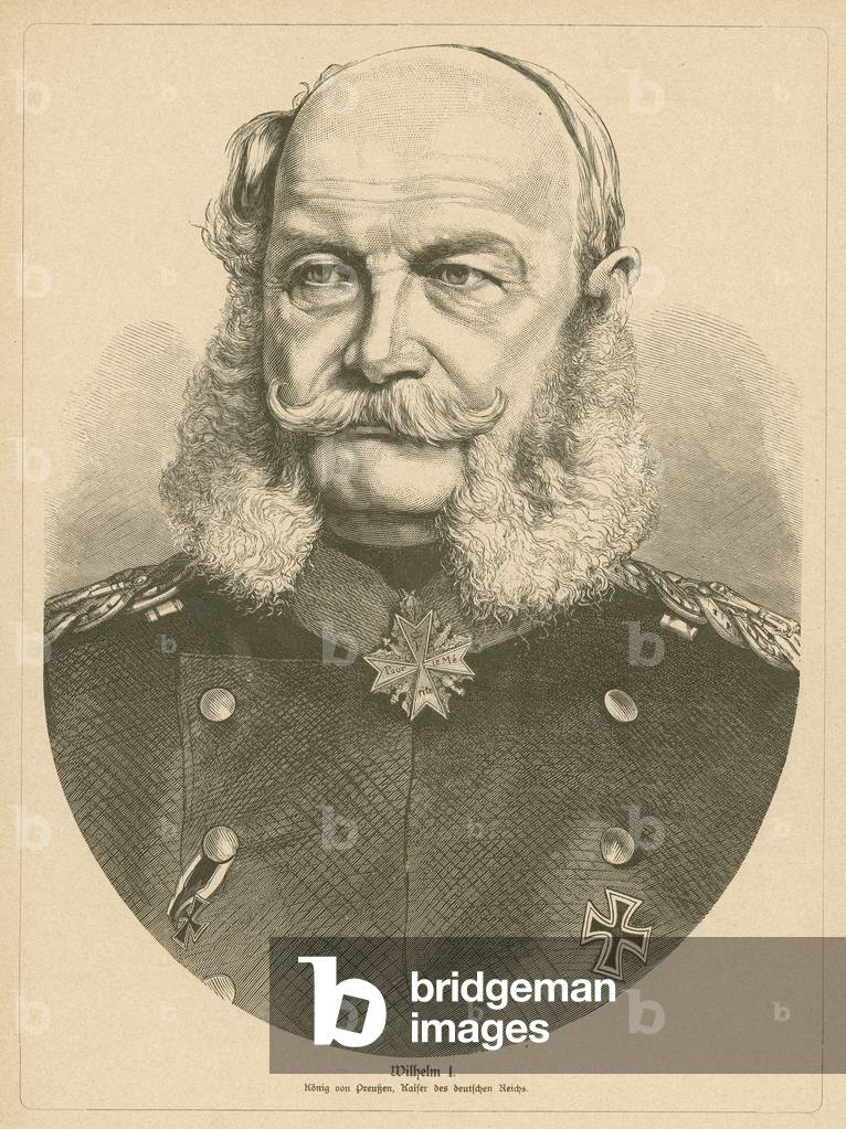 Kaiser Wilhelm I of Germany (engraving)