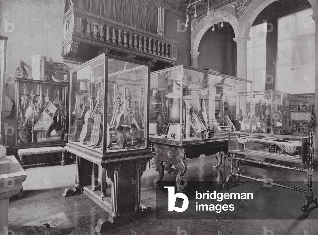 Donaldson Museum, Royal College of Music (b/w photo)