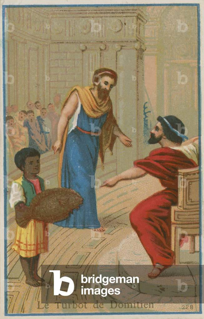 The turbot of Domitian (chromolitho)