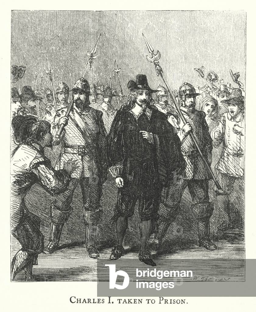 Charles I taken to Prison (engraving)