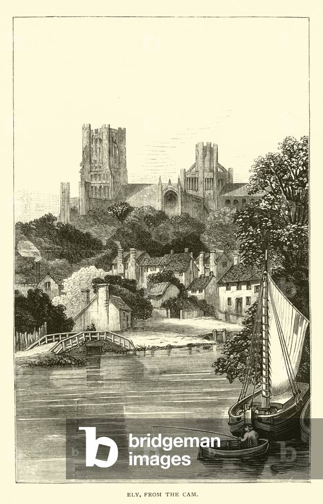Ely, from the Cam (engraving)