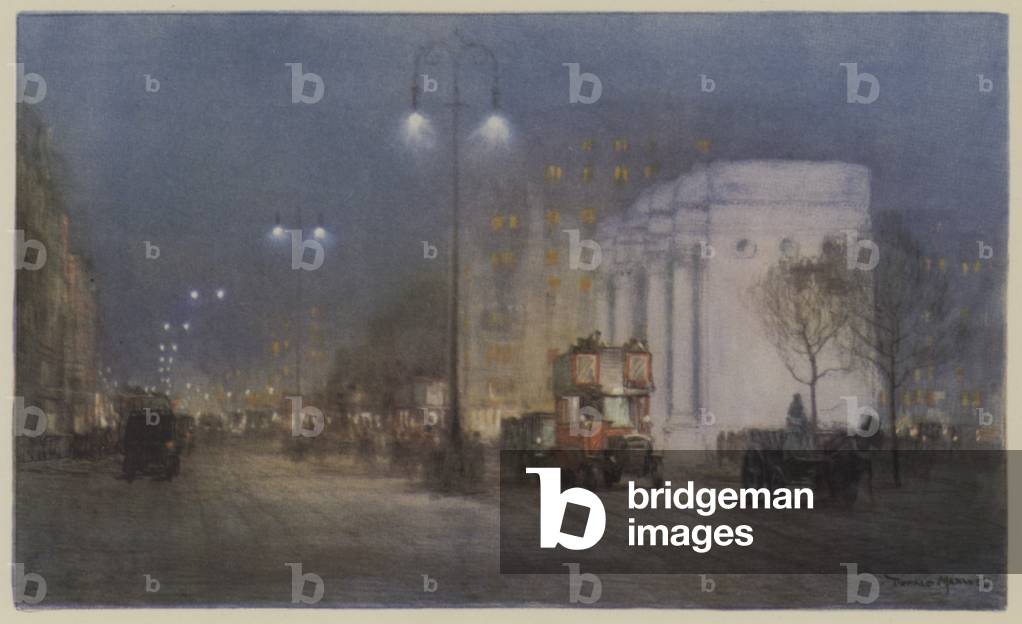 A dream of Marble Arch (colour litho)