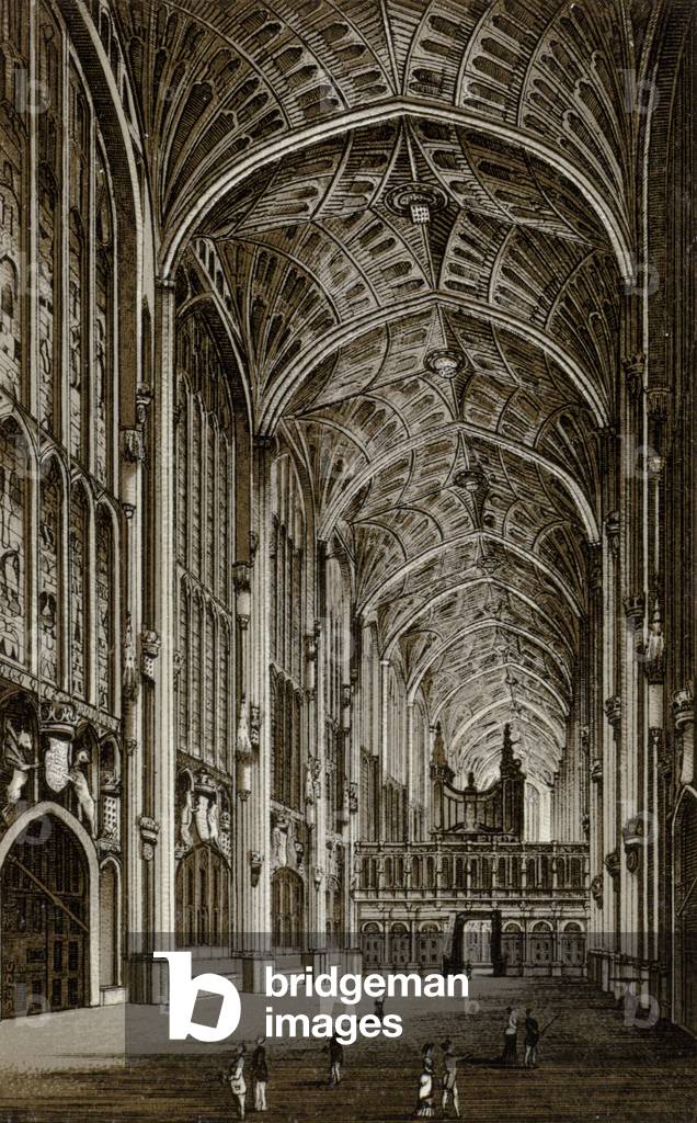 King's Chapel (litho)