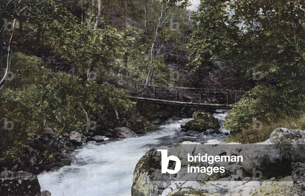 Largs, On the Gogo Burn (colour photo)