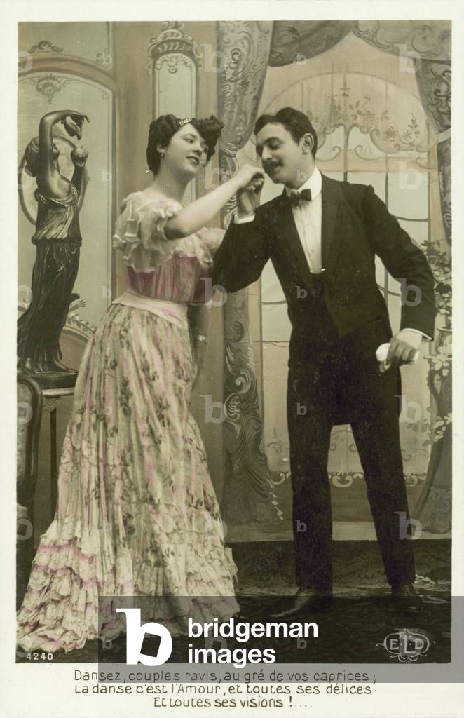 Dancing couple (colour photo)
