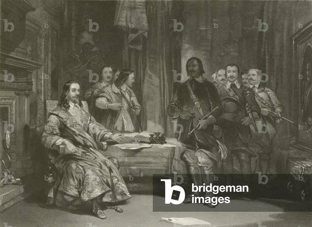 Seizure of the King at Holdenby (engraving)