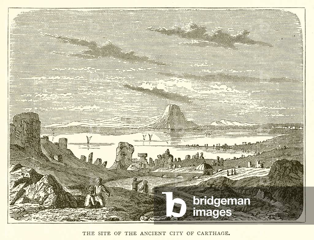 The Site of the Ancient City of Carthage (engraving)