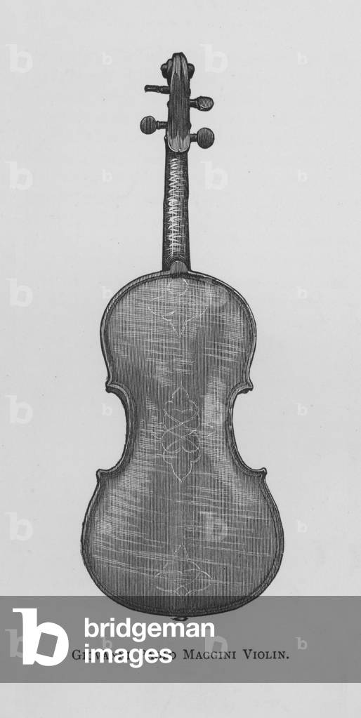Giovanni Paolo Maggini Violin (engraving)