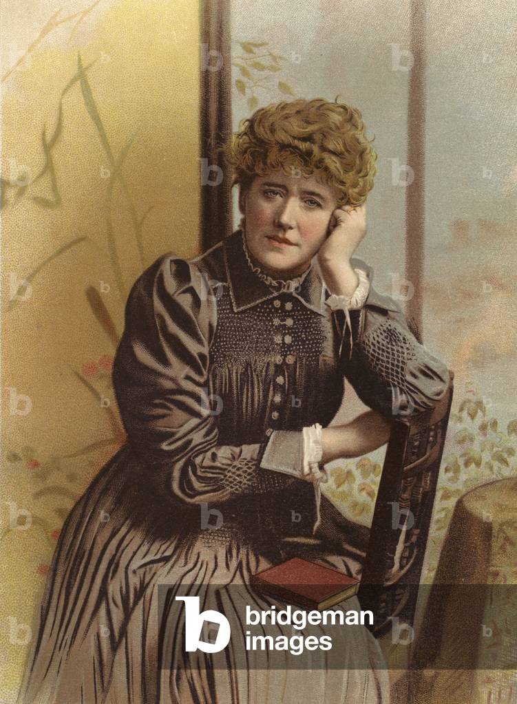 Ellen Terry (colour litho)