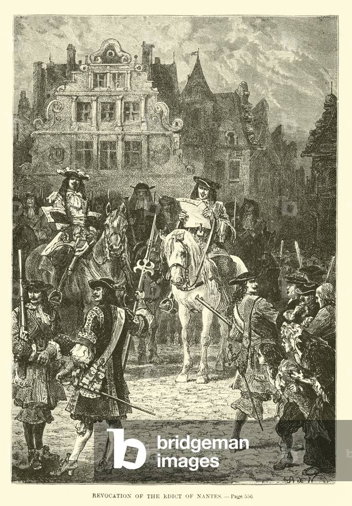 Revocation of the Edict of Nantes (engraving)