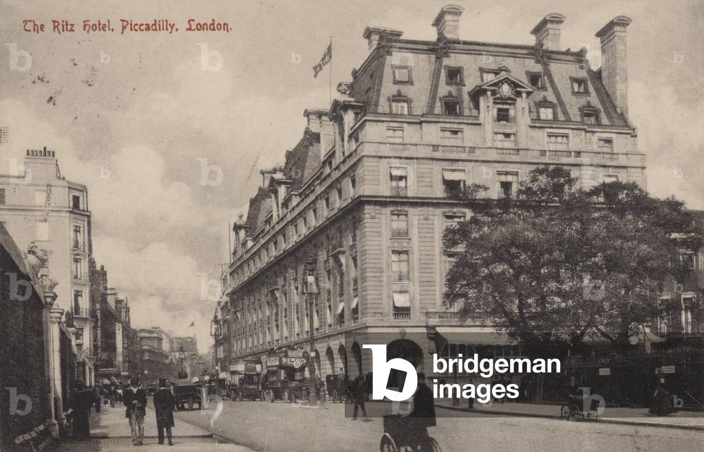 The Ritz Hotel, Piccadilly, London (b/w photo)